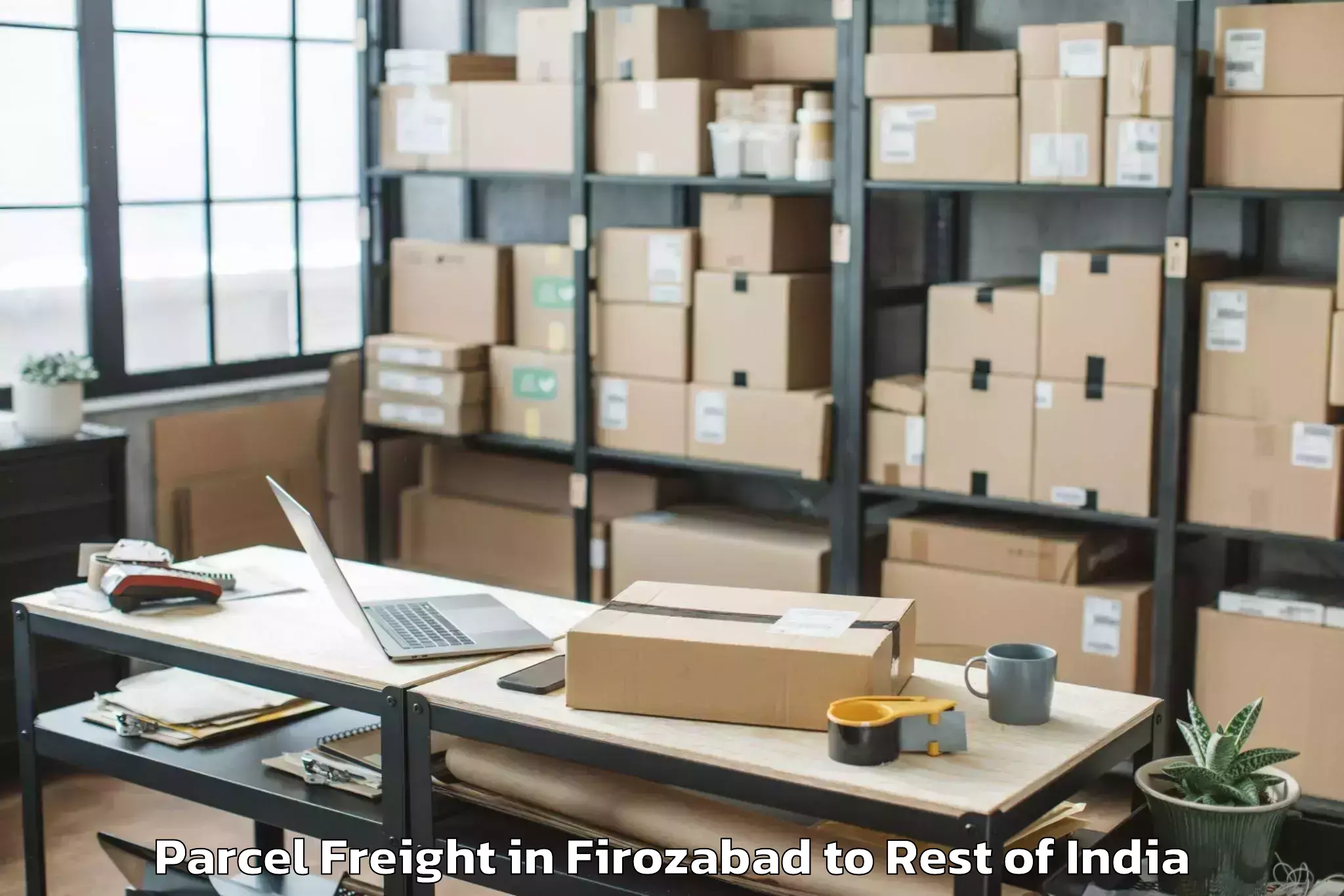 Easy Firozabad to Uri Parcel Freight Booking